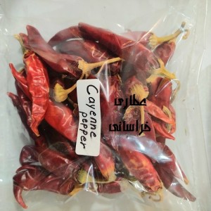فلفل قرمز شاخ بزی نسابیده  150 گرمی