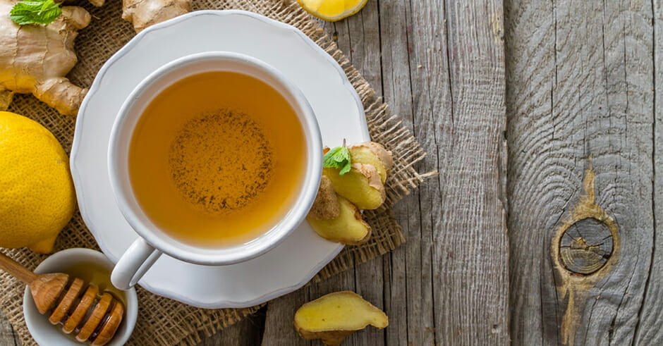 خواص پودر زنجبیل با آب جوش