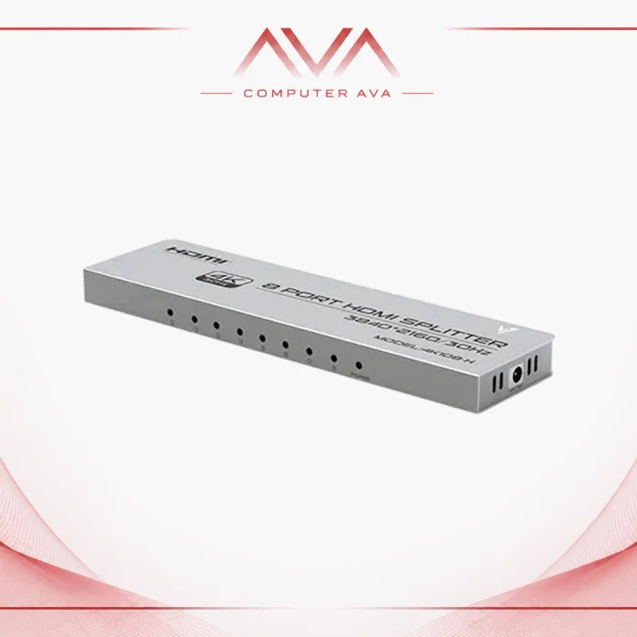 اسپلیتر 8 پورت HDMI واصل 4K مدل VSL-4K108-H