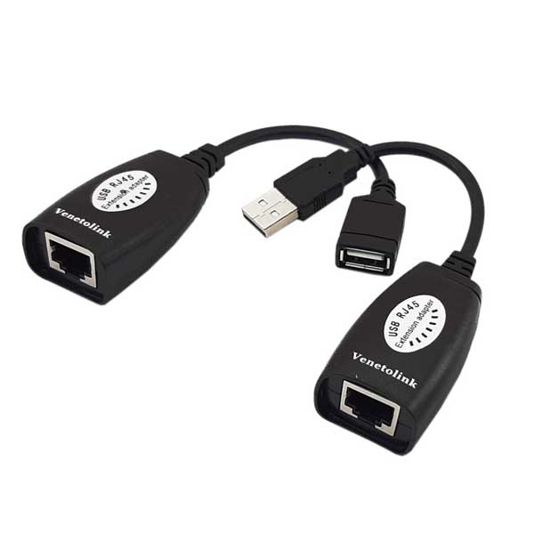 افزایش (اکستندر) طول USB با کابل شبکه تا 50 متر وی نت