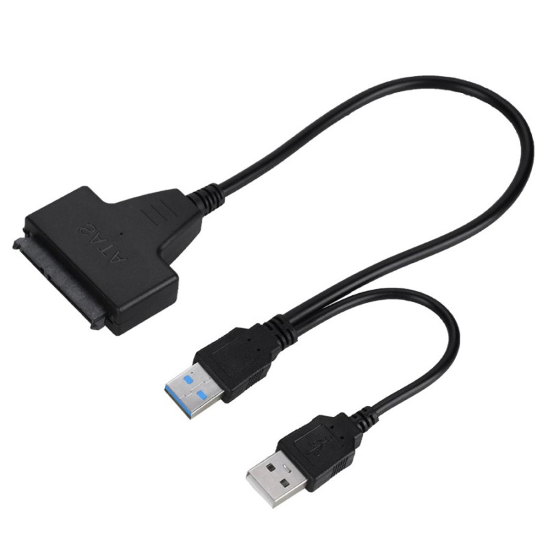 تبدیل هارد SATA لپ تاپ 2.5 اینچ به USB3 با برق کمکی