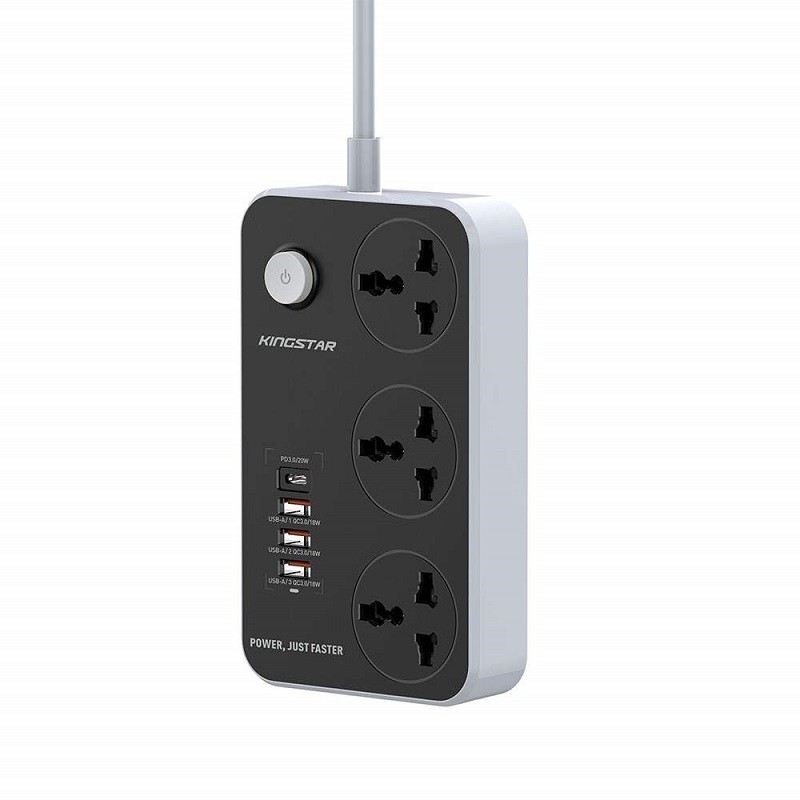 چند راهی برق و USB کینگ استار مدل KPS5145PD