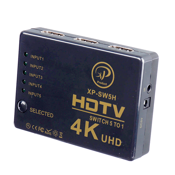 دیتا سوئیچ HDMI برند ایکس پی 5 پورت