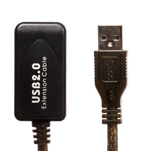 کابل افزایش طول اکتیو USB 2.0 وی نت طول 25 متر