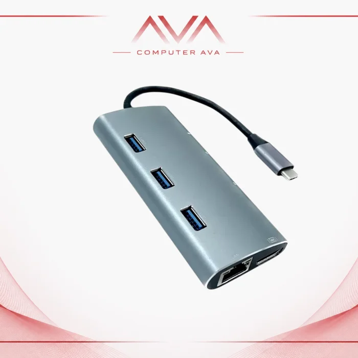 هاب 6 پورت Type C کی نت K-S8