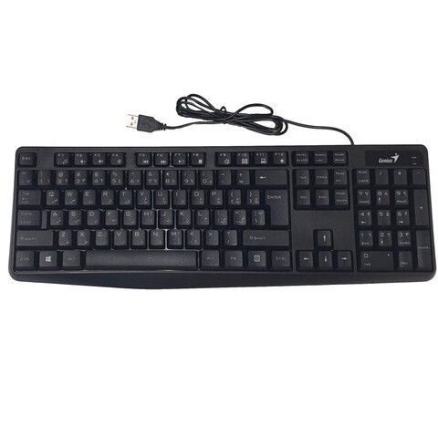 کیبورد با سیم جنیوس مدل KB-117