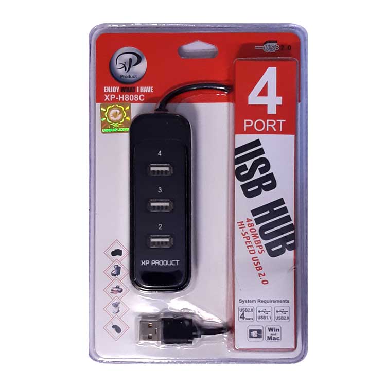 هاب 4 پورت XP Product مدل XP-H808G