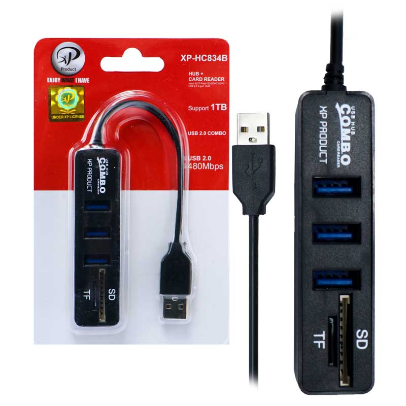 هاب 3 پورت XP Product مدل XP-HC834G