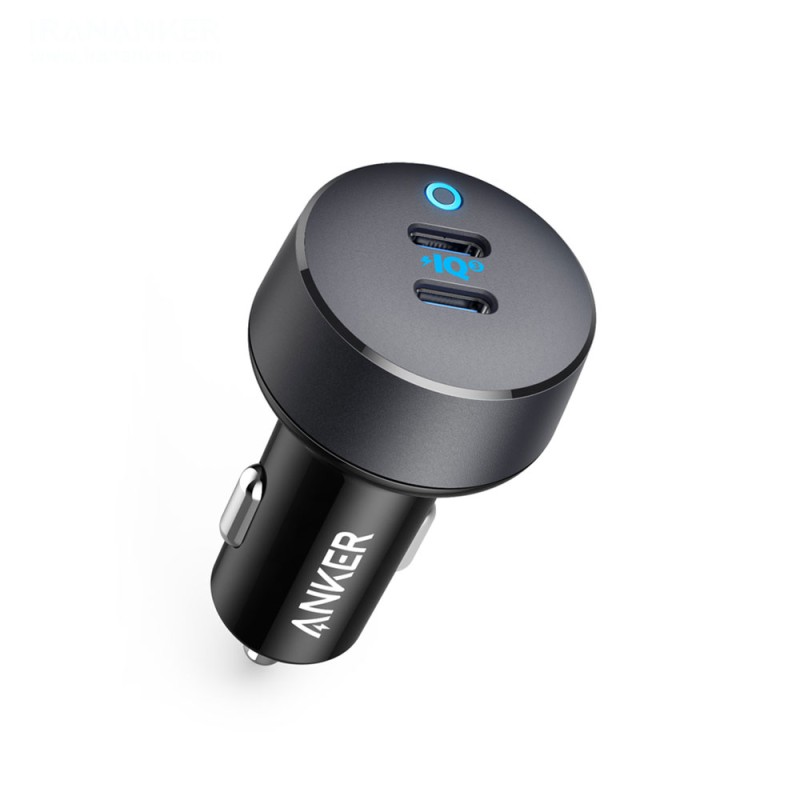 شارژر فندکی انکر PowerDrive+ III Duo  مدل A2725