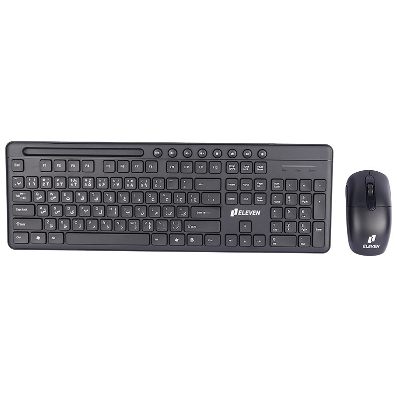 کیبورد و ماوس بی سیم WK801 ایلون ELEVEN