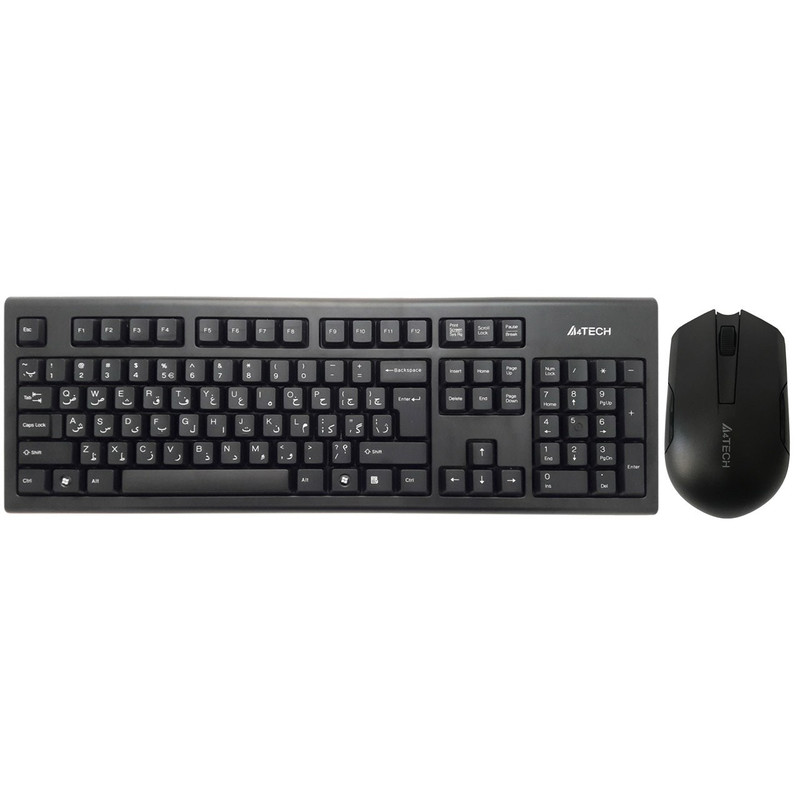 کیبورد و ماوس بیسیم  ایفورتک مدل A4TECH 3000N