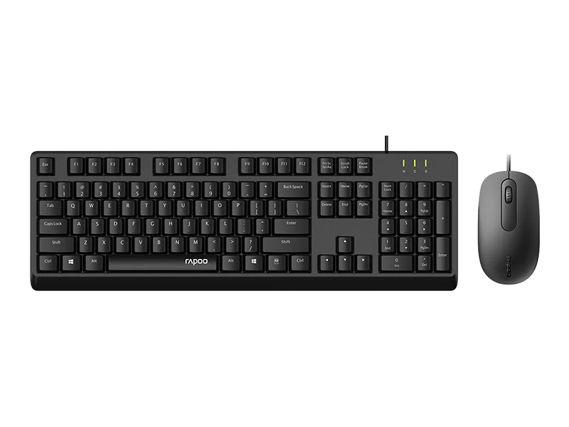 ماوس و کیبورد با سیم رپو مدل X130 PRO
