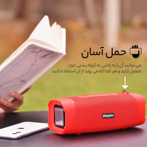 اسپیکر بلوتوثی قابل حمل انرجایزر مدل BTS105 – ضدآب و با صدای 10 وات