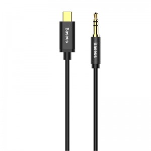 کابل تبدیل USB-C به AUX بیسوس مدل BASEUS CAM01-M01-BA طول 1.2 متر