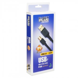 کابل ذوزنقه ای K-Net Plus Mini USB 1.5m