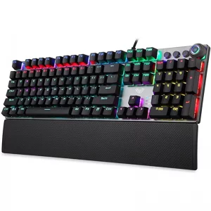کیبورد گیمینگ ایولا مدل Aula F2088 با نورپردازی RGB
