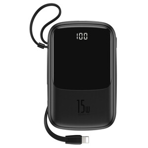 پاوربانک بیسوس مدل QPOW PPQD-B01 ظرفیت 10000 میلی آمپر ساعت