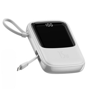 پاوربانک بیسوس مدل QPOW PPQD-B01 ظرفیت 10000 میلی آمپر ساعت