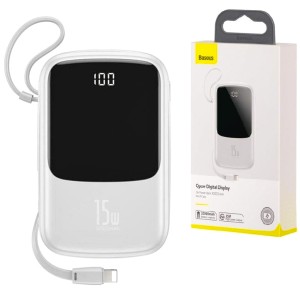 پاوربانک بیسوس مدل PPQD-B02 ظرفیت 10000 میلی آمپر ساعت