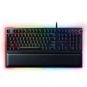 کیبورد گیمینگ ریزر مدل HUNTSMAN ELITE LINEAR OPTICAL RED SWITCH
