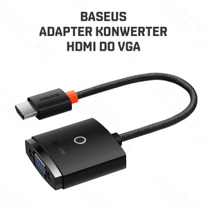 مبدل HDMI به VGA بیسوس مدل WKQX010001 طول 0.2 متر