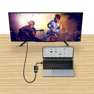 مبدل HDMI به VGA بیسوس مدل WKQX010001 طول 0.2 متر