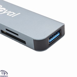 هاب و ریدر  5 پورت ROYAL RHC-30 TYPE-C