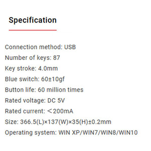 کیبورد مخصوص بازی آئولا مدل WIND F2067