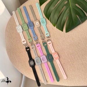 خرید ساعت مچی بند سیلیکونی کوتانی مستطیلی AB1145