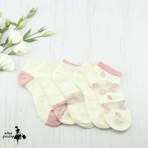 جوراب مچی توت فرنگی S9523
