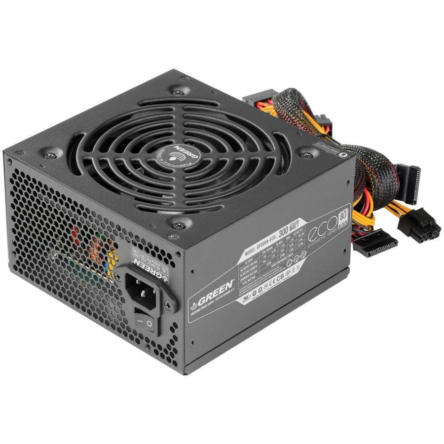 منبع تغذیه گرین مدل GP300A-ECO Rev3.1