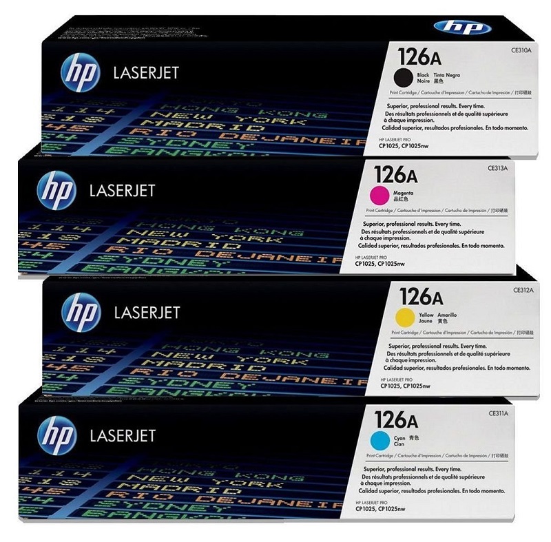ست کارتریج اچ پی HP 126A چهار رنگ