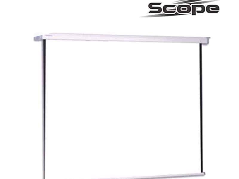 پرده نمایش دستی پروژکتور اسکوپ سایز 200*200