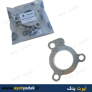 واشر گلویی اگزوز پراید سه پیچ ( بسته 10 عددی )- ارسال رایگان -گارانتی شش ماه - قیمت عمده