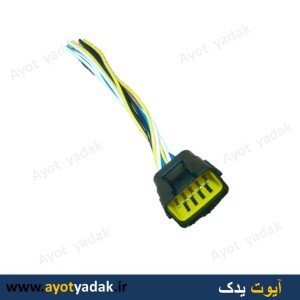 سوکت دسته سیم سوزن پراید ده خانه نری -ارسال رایگان-گارانتی شش ماه-قیمت عمده