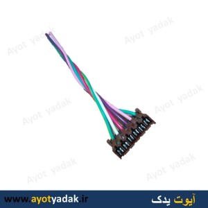 سوکت چراغ های خطر عقب پژو  شش خار ( بسته 10 عددی ) -ارسال رایگان-گارانتی شش ماه-قیمت عمده
