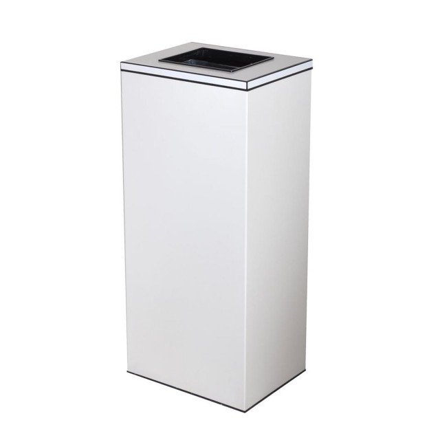 سطل 40Lit دریچه از بالا چهارگوش 740W -سفید