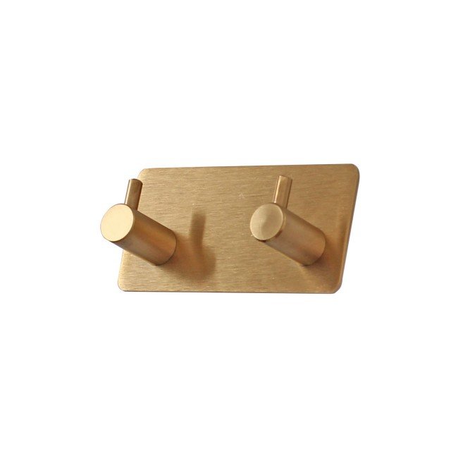 رخت آویز دو شاخه R2200-طلایی