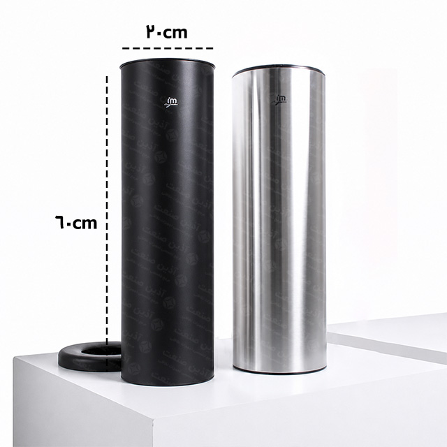 سطل زباله دریچه بالا SLIM 210 - مشکی