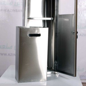 مخزن زباله استیل توکار J35