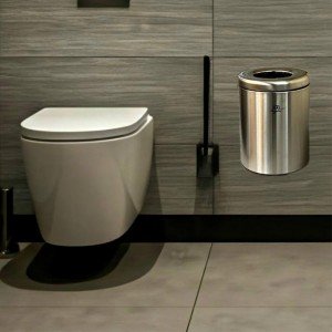 سطل 5 لیتری استیل دیواری حفره دار W-50