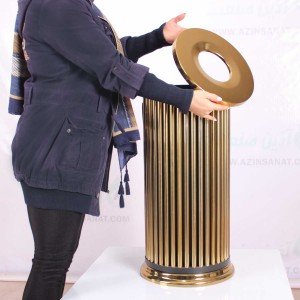 سطل 30لیتری لوکس LX31 - طلایی