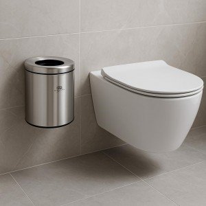 سطل 5 لیتری استیل دیواری حفره دار W-50