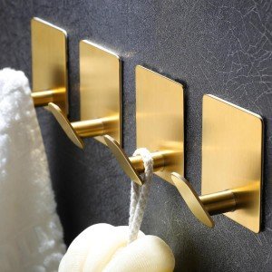 قلاب رخت آویز تکی H42 - طلایی