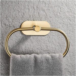 ست لوازم سرویس بهداشتی چسبی K42 - طلایی