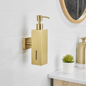 جاصابون دیواری چهارگوش Q520 -طلایی