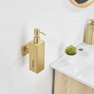 جاصابون دیواری چهارگوش Q520 -طلایی