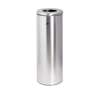سطل زباله دریچه بالا  SLIM 200 - استیل