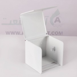 جای دستمال رول توالت استیل AK11 - سفید