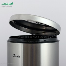 سطل زباله استیل پدالدار 15 لیتری CE-1500 - ‌آرام بند